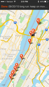 Hudson River Greenway Run Route